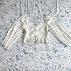 Women’s white Hollister blouse